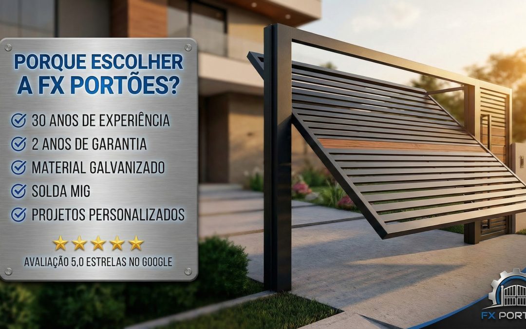 Portão Basculante: O Guia Completo e Por Que a FX Portões é Sua Melhor Escolha em Segurança e Design