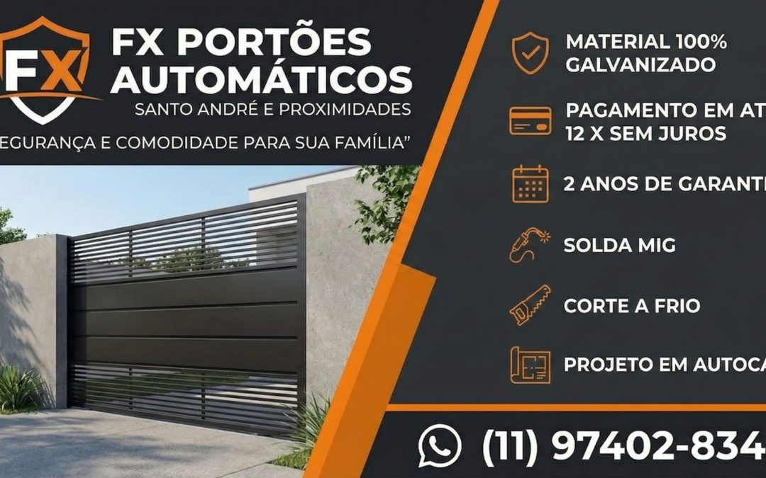 FX PORTOES - PORTOES AUTOMATICOS EM SANTO ANDRE