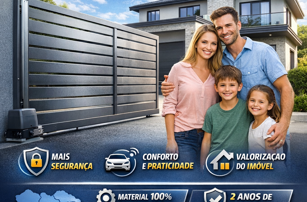 01 - FX Portões Automáticos: segurança e comodidade para sua família