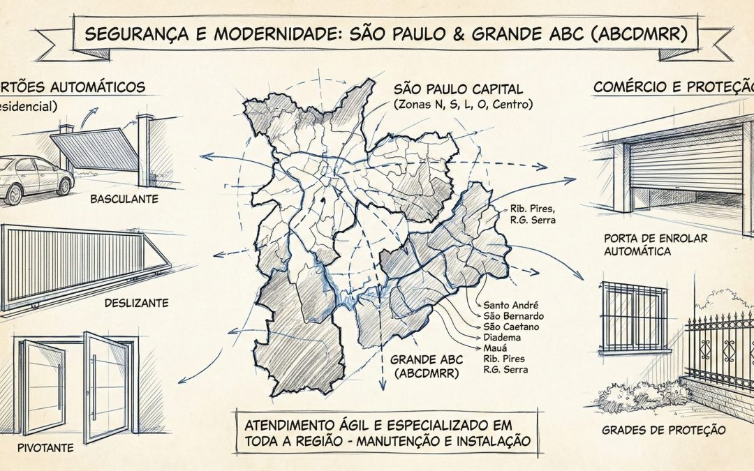 Segurança e Modernidade: O Guia Completo de Portões e Grades para São Paulo e Grande ABC