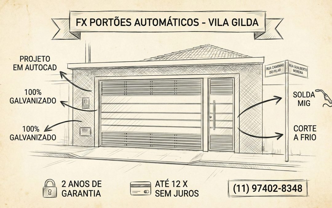 FX Portões na Vila Gilda, Santo André: Referência em Portões Automáticos Eletrônicos de Alto Padrão