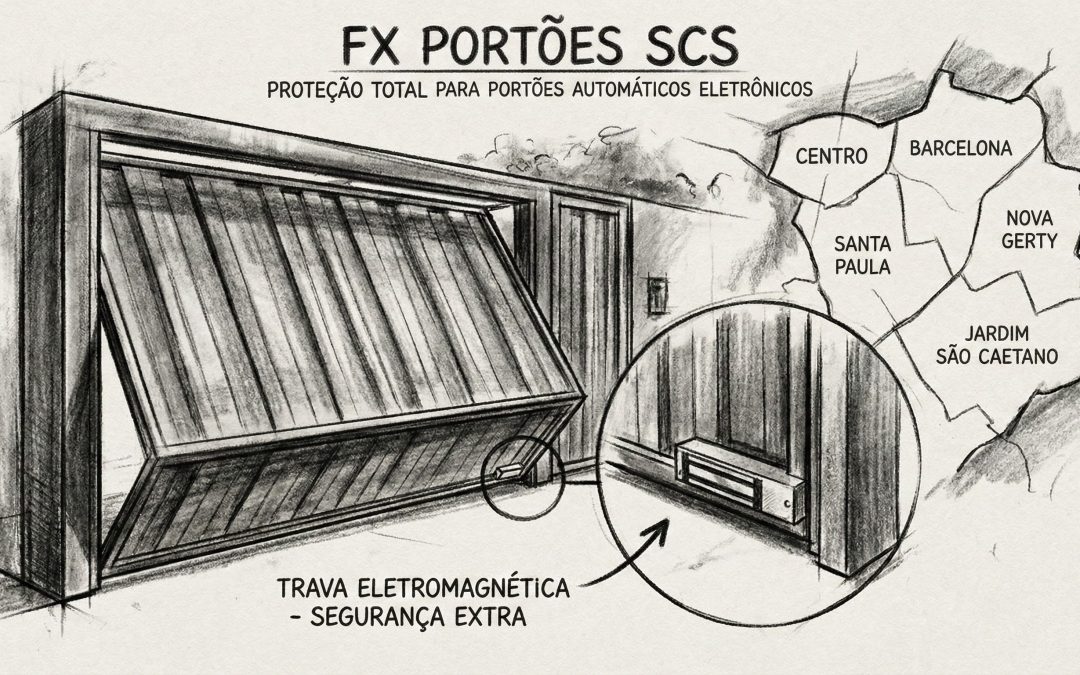 Trava Eletromagnética: O Reforço de Segurança Obrigatório para seus Portões Automáticos Eletrônicos em São Caetano do Sul