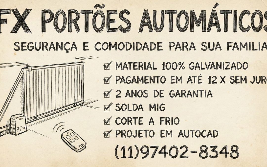 FX PORTOES - PORTOES AUTOMATICOS E BASCULANTES EM SÃO BERNARDO