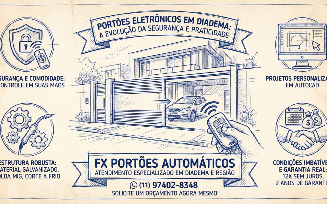 FX PORTÕES AUTOMATICOS - FABRICA DE PORTÕES ELETRONICOS DIADEMA - ABC